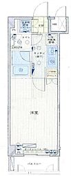 ルーブル下北沢 1階1Kの間取り