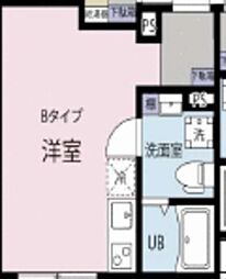WINDS世田谷 ワンルームの間取図画像