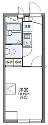 レオパレスミルフィーユ 1Kの間取図画像
