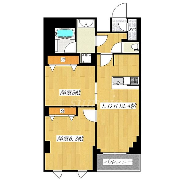 ロイジェント志村坂上 105｜東京都板橋区東坂下２丁目(賃貸マンション1K・1階・56.00㎡)の写真 その2