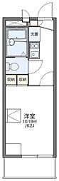 レオパレスドゥジエーム 1Kの間取図画像