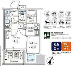 物件の間取り