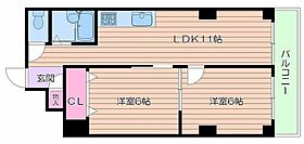 大淀ハイツ  ｜ 大阪府大阪市北区大淀中３丁目（賃貸マンション2LDK・2階・42.00㎡） その2