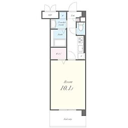 Ma Accueil 2階1Kの間取り