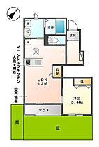 フィオーレ 102 ｜ 東京都八王子市元八王子町２丁目1034-1（賃貸アパート1LDK・1階・39.78㎡） その2