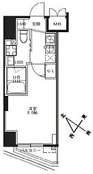 エスレジデンス池袋ノルテ 4階1Kの間取り
