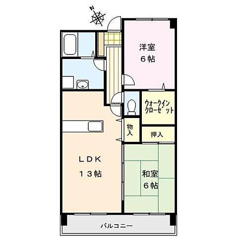 ホームズ ステラ コート弐番館 2ldk 賃料6 1万円 3階 65 賃貸マンション住宅情報