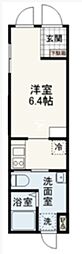 プライムブリス南品川WEST ワンルームの間取図画像