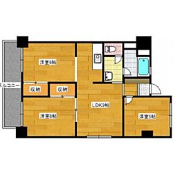 IT城南 3LDKの間取図画像
