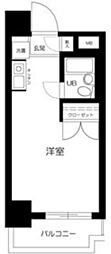 TOP川崎第5 ワンルームの間取図画像