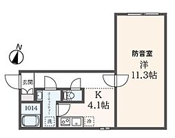 ラシクラス板橋本町 1Kの間取図画像