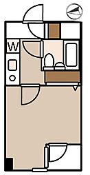 リーセントパレス多摩 1Kの間取図画像