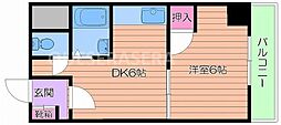 JR大阪環状線 京橋駅 徒歩11分の賃貸マンション 7階1DKの間取り
