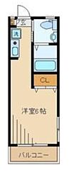 ストーリオ高円寺2 ワンルームの間取図画像