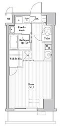 レジデンス北大塚 1Kの間取図画像