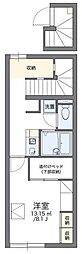 レオパレスヴィラノーバ 1Kの間取図画像