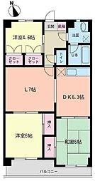ラ・コリーナ 3LDKの間取図画像