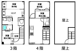 高橋ビル 4SLDKの間取図画像