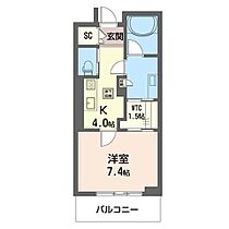 シャーメゾンステージ武蔵浦和 00108 ｜ 埼玉県さいたま市南区白幡５丁目17-23（賃貸マンション1K・1階・33.05㎡） その2