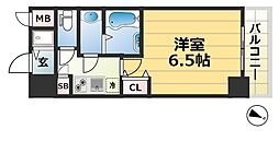 JR東海道・山陽本線 神戸駅 徒歩3分の賃貸マンション 11階1Kの間取り