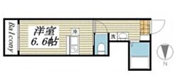 ベネボレンス千早 ワンルームの間取図画像