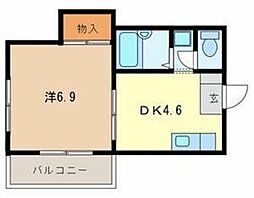 間取図画像 1DK
