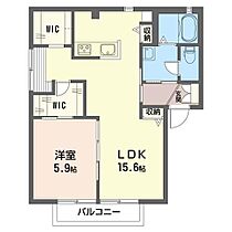 カーサ・卯の花Ａ 00202 ｜ 栃木県さくら市卯の里５丁目61-10（賃貸アパート1LDK・2階・50.70㎡） その2