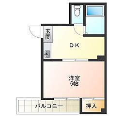 JR大阪環状線 福島駅 徒歩12分 6階/-