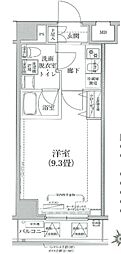 アイルヴァーチェ押上ノルド 1Kの間取図画像