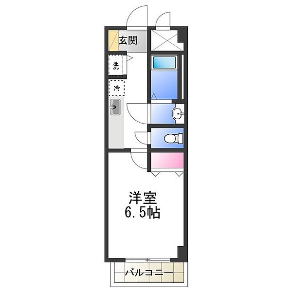 ダンケシェーン平野郷 ｜大阪府大阪市平野区平野本町１丁目(賃貸マンション1K・2階・24.00㎡)の写真 その2