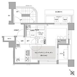 エルスタンザ文京白山 ワンルームの間取図画像