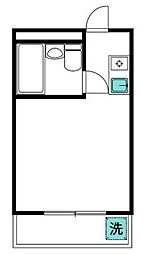 エスペランサ11 1Kの間取図画像