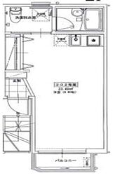 Rフォレスト成増 2階ワンルームの間取り