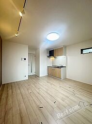 南海高師浜線 伽羅橋駅 徒歩7分の賃貸アパート 2階1LDKのリビング/ダイニング