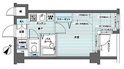 フェニックス代田橋North 3階1Kの間取り