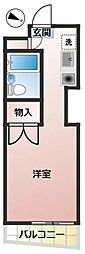 HILLS桜台 ワンルームの間取図画像