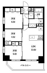 アーバンパーク立石 3階3LDKの間取り