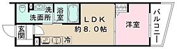 東武伊勢崎線 西新井駅 徒歩10分の賃貸アパート 3階1LDKの間取り