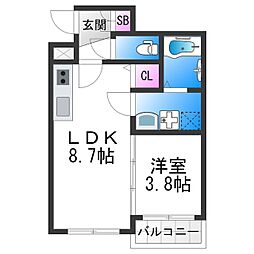 GRANDIR矢田 2階/-