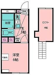 ＫＥＩＴＡ 1階1Kの間取り