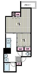 ル・パサージュ 5階2Kの間取り