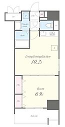浅草グレイスフルリッチマンション 1LDKの間取図画像