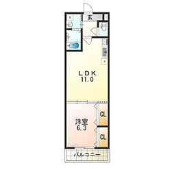 フジパレス寺田町I番館 2階