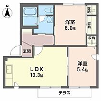 アークロジュマンＣ 101 ｜ 山形県山形市陣場１丁目9-34（賃貸アパート2LDK・1階・50.00㎡） その30