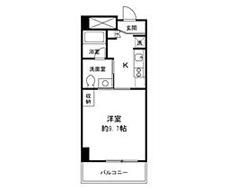 エル・セレーノ住之江 1Kの間取図画像