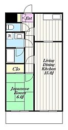 リエス愛甲石田 2階