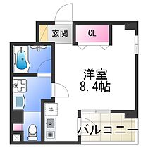 ラシーヌ阿倍野  ｜ 大阪府大阪市阿倍野区旭町１丁目（賃貸アパート1R・7階・23.11㎡） その2