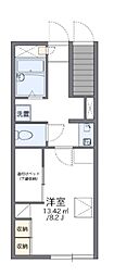 レオパレスCOMFORT 1Kの間取図画像