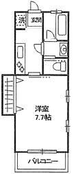 グリーチネアイ 1Kの間取図画像