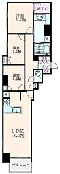 浦和パークハウス 3LDKの間取図画像